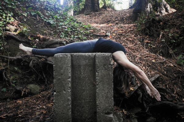 Karen Kukula outdoor backbend